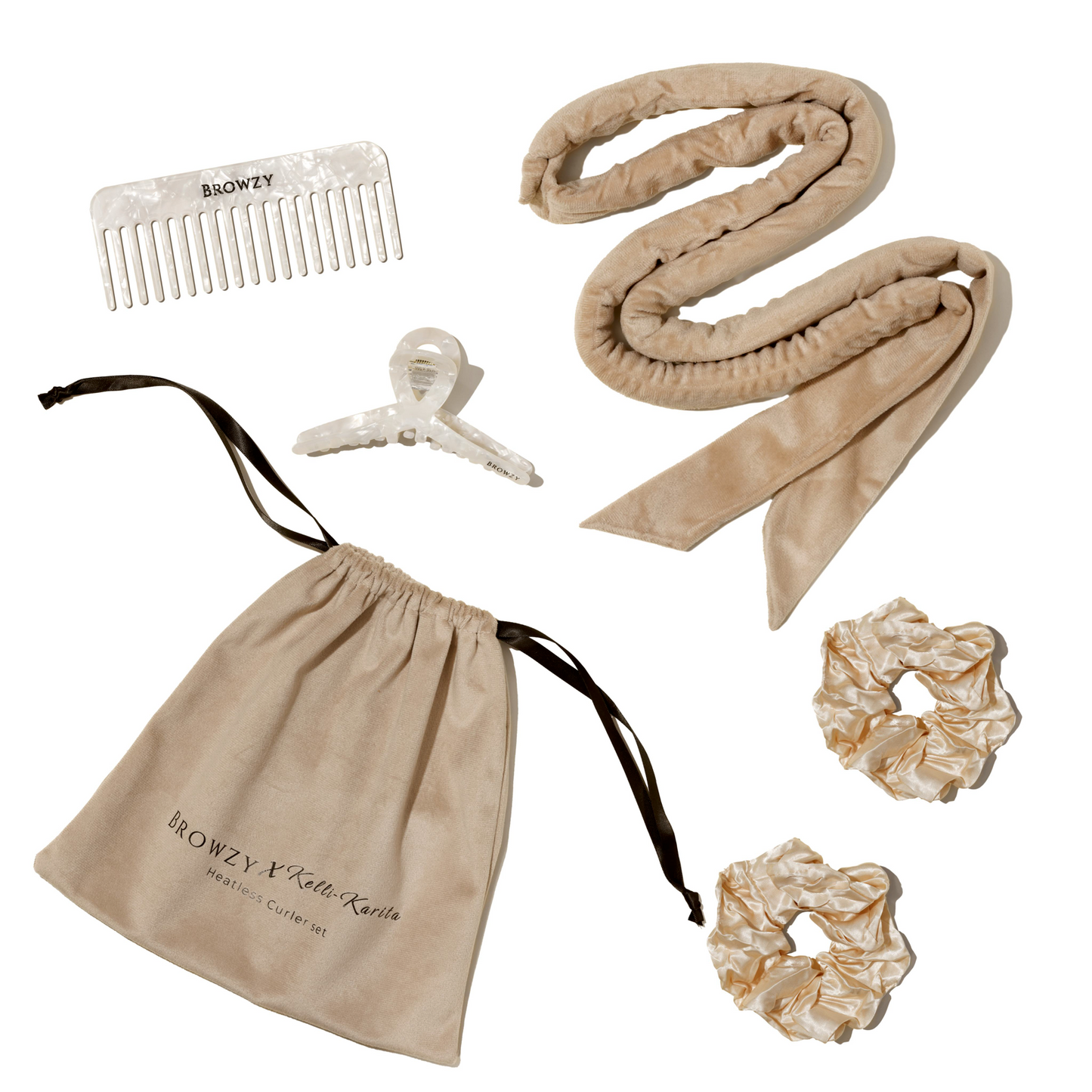 Heatless curler set